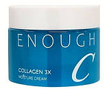 Крем для обличчя зволожуючий з колагеном Enough Collagen 3X Moisture Cream, 50g, фото 2