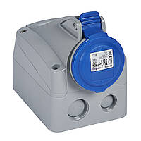 P17 Розетка накладна 16A 2К+З 23В IP44 Legrand