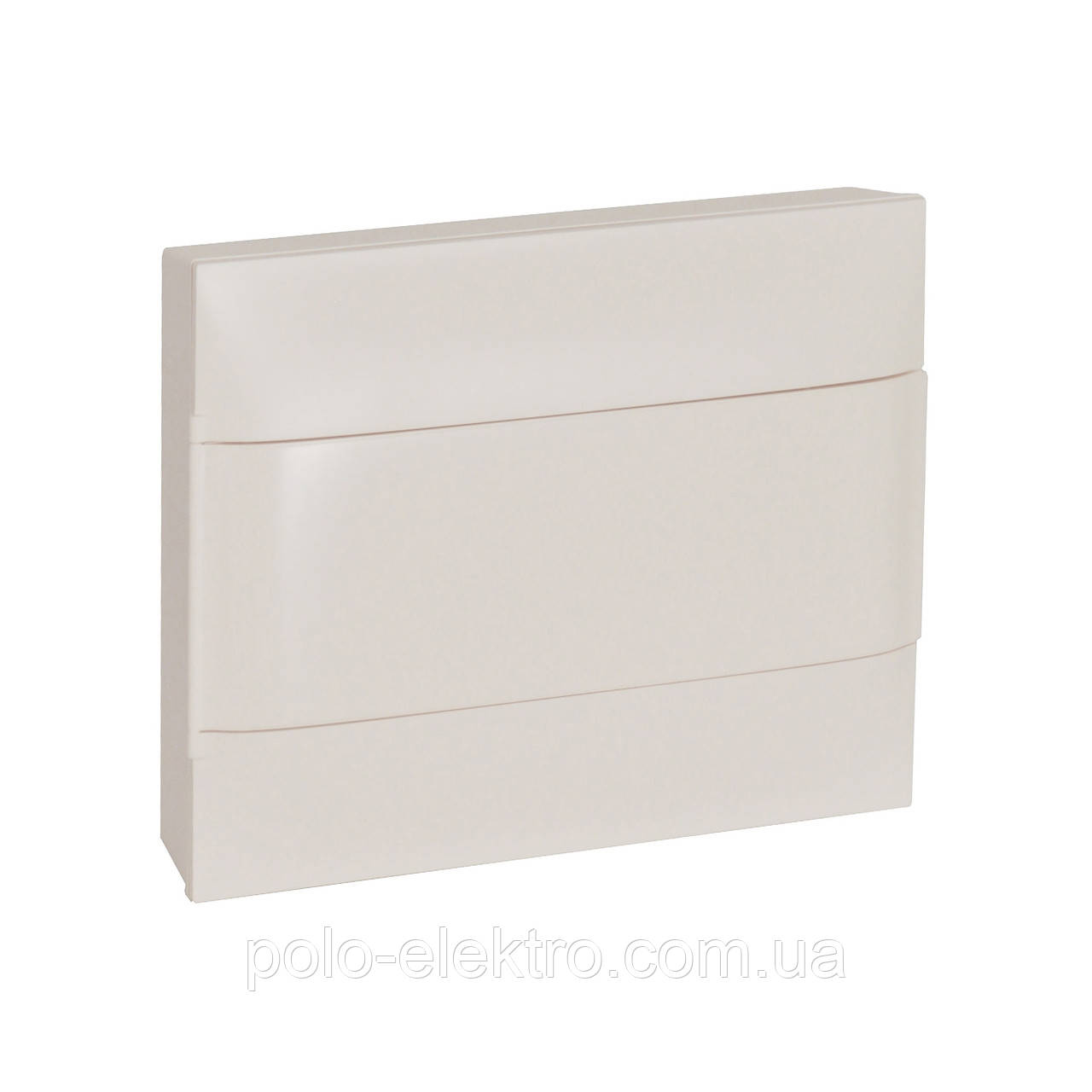 Щиток пластиковий PRACTIBOX-S 1X12 накладний білі двері Земля+Нейтраль Legrand