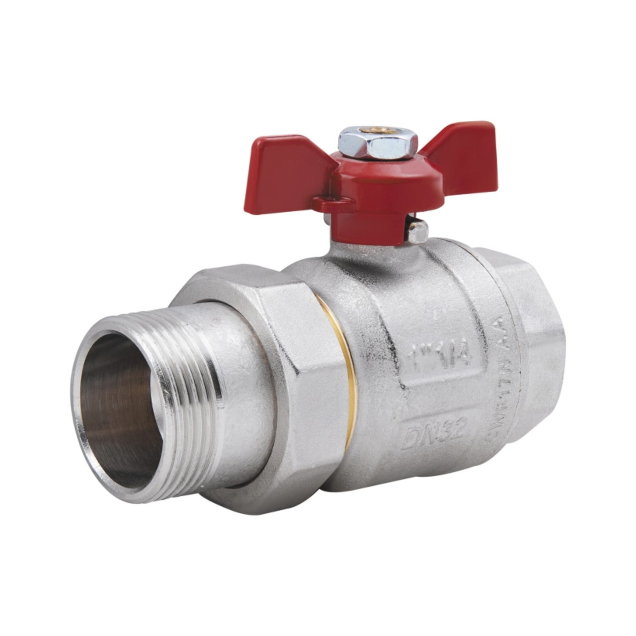 Кран кульовий "Американка" Icma 1 1/4" прямий №347 Зроби це - Vdalo