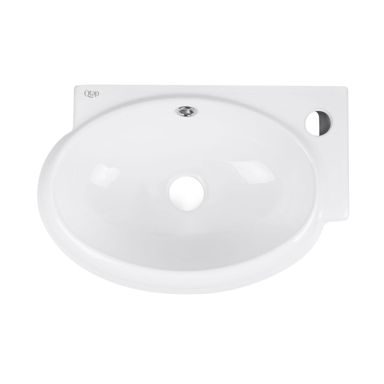 Раковина Qtap Leo 430x285x160 White QT11111008RW Зроби це - Vdalo