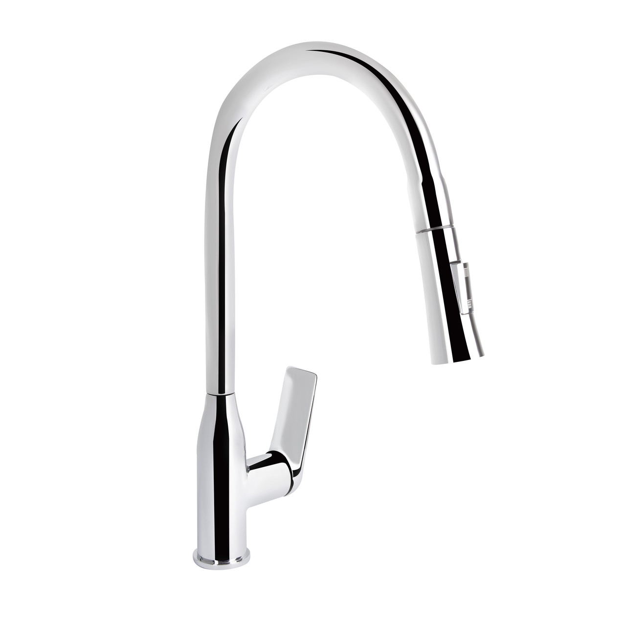 Змішувач для кухні Qtap Vlasta New з висувним виливом QTVLA344CRM45646 Chrome Зроби це - Vdalo