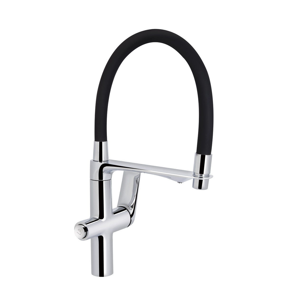Змішувач для кухні Qtap Vlasta New з гнучким виливом з підключенням для питної води QTVLA364CRM45648 Chrome Зроби це - Vdalo