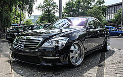 Передній бампер в зібраному вигляді AMG S65 для Mercedes S-сlass W221