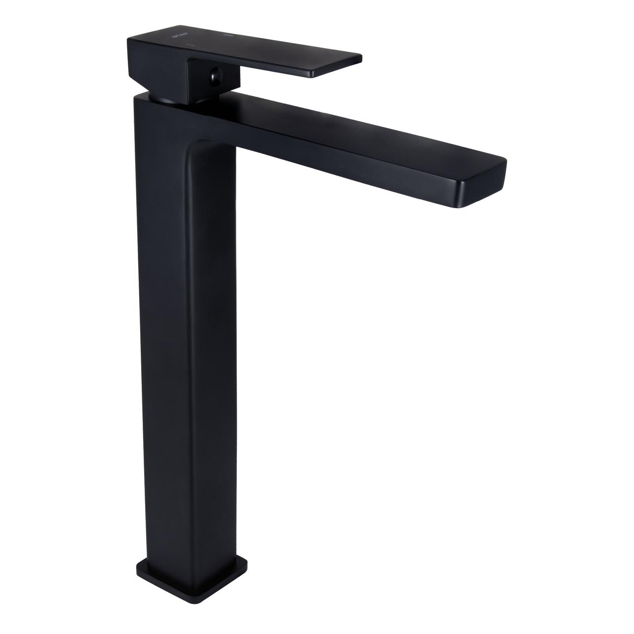 Змішувач для раковини Qtap Gemini високий QTGEM269BLM45678 Black Matt Зроби це - Vdalo