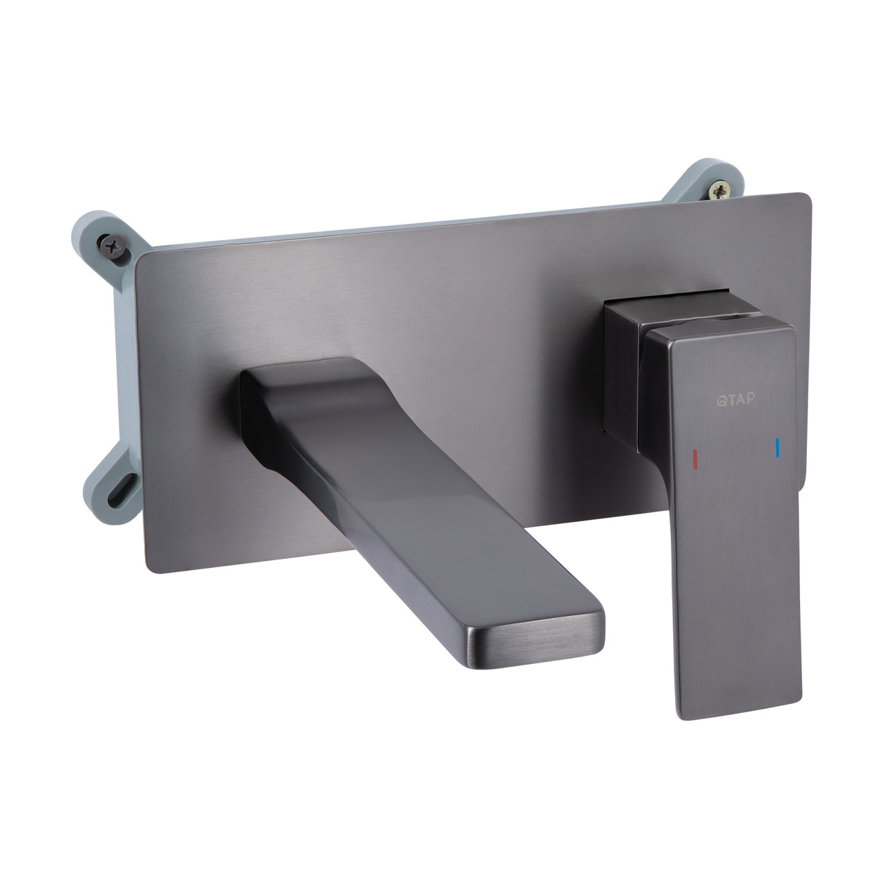 Змішувач для раковини Qtap Gemini прихованого монтажу QTGEM273GMB45695 Gunmetal Black PVD Зроби це - Vdalo