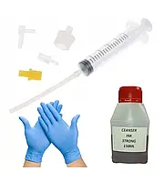 Комплект + DTF USA жидкость для очистки печатающих головок - Epson, HP, Canon, Brother, Ricoh