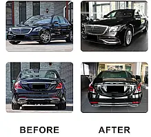 Комплект рестайлінгу на Maybach (з оптикою) для Mercedes S-сlass W222