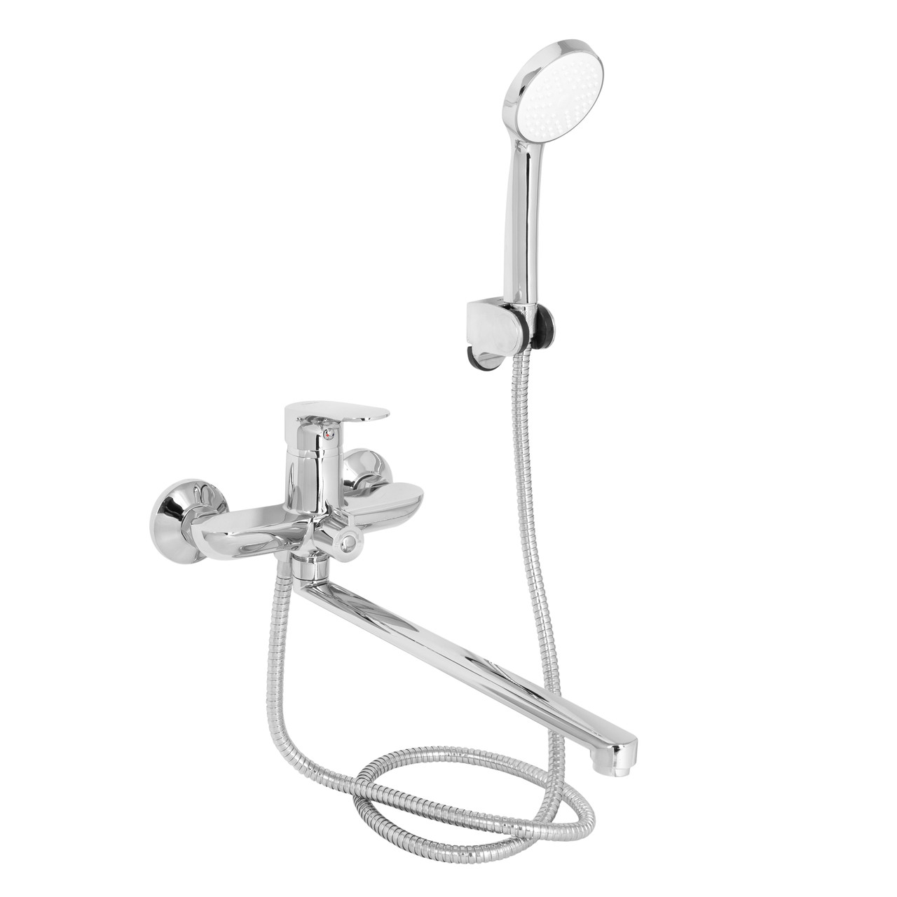 Змішувач для ванни Lidz Arrow 0052 з поворотним виливом (з душовим гарнітуром) (k35) LDARR0052CRM44954 Chrome Зроби це - Vdalo
