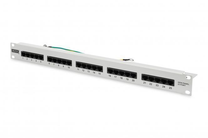 Digitus Патч-панель CАТ 3 UTP, 19", 1U, 25 портів, зібрана Зроби це - Vdalo