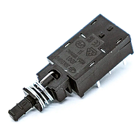 Кнопка ПКН з фіксацією, JD01 (PWL-2P2T), 220V, 6A, 6PIN, на витяжку