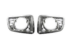 Реіштки противотуманок Autobiography 2010-2013 (2 шт, сірі) для Range Rover III L322 рр