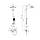 Душова система універсальна Qtap Sloup термостатична на три споживача (з виливом) QTSLO51103OC48217 Chrome Зроби це - Vdalo, фото 2