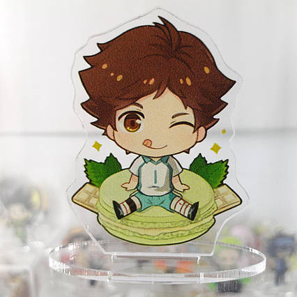 Фігурка аніме Волейбол Тору Ойкава з акрилу (7 см) / Haikyuu