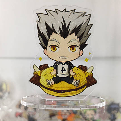 Фігурка аніме Волейбол Котаро Бокуто з акрилу (7 см) / Haikyuu