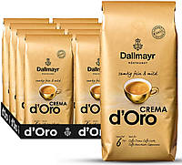 ОРИГІНАЛ! Кава у зернах Dallmayr Crema d'Oro 1кг Німеччина (Dallmayr Crema Doro), 100% арабіка без кислинки