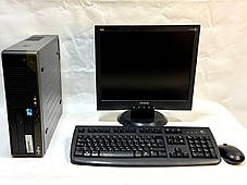Б/в ПК+Монітор Б-клас Fujitsu Esprimo E5730 E85 SFF| Core2Duo E8500| 4GB RAM| 160GB HDD| HD+Б-клас ViewSonic VA703b| 17" 1280x1024, фото 3