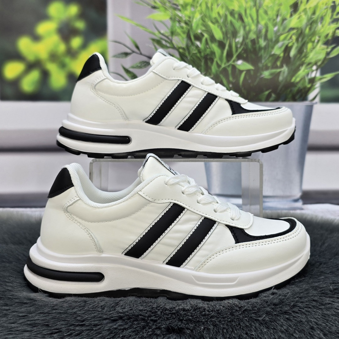 Кросівки жіночі Gipanis білі з чорним демісезонні 4751