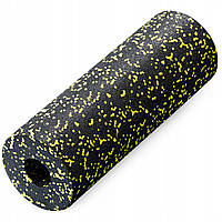 Масажний ролик 4FIZJO EPP PRO+ 45 x 14.5 см (валик, ролер) гладкий Black/Yellow (P-5907739310583)