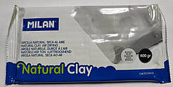 Паста для моделювання 9124410 білий (400 г.) Натуральна глина (ТМ MILAN)