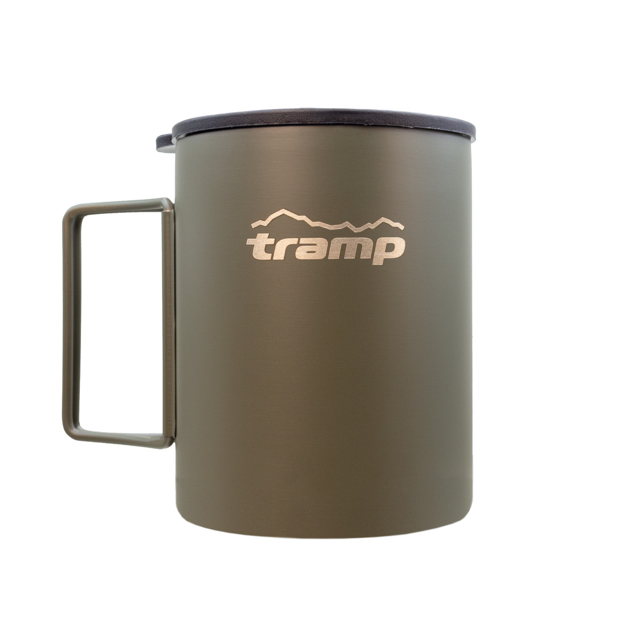 Термокружка TRAMP зі складаними ручками та поїлкою 400мл UTRC-137 olive, фото 1