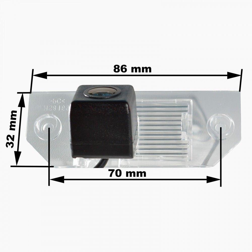 Камера заднього огляду Prime-X CA-9522 Ford C-Max I (03-10), Focus II (04-11)