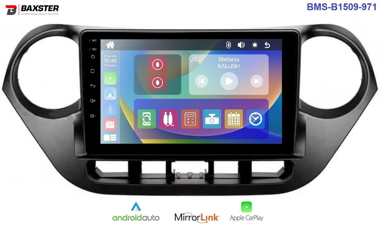 Штатна магнітола Baxster BMS-B1509-971 Hyundai i10 13-16