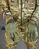 Перчатки Олива польовийеские M-Pact Хаки ТМ, фото 2
