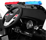 Авто позашляховик Поліцейський на акумуляторі для дітей + Сирени + Ліхтарі + Мегафон + Пульт + Безкоштовний, фото 8