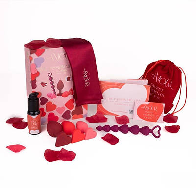 Набір для анального тренування Dream Toys Amour The Passion Of Love з намистинами та аксесуарами