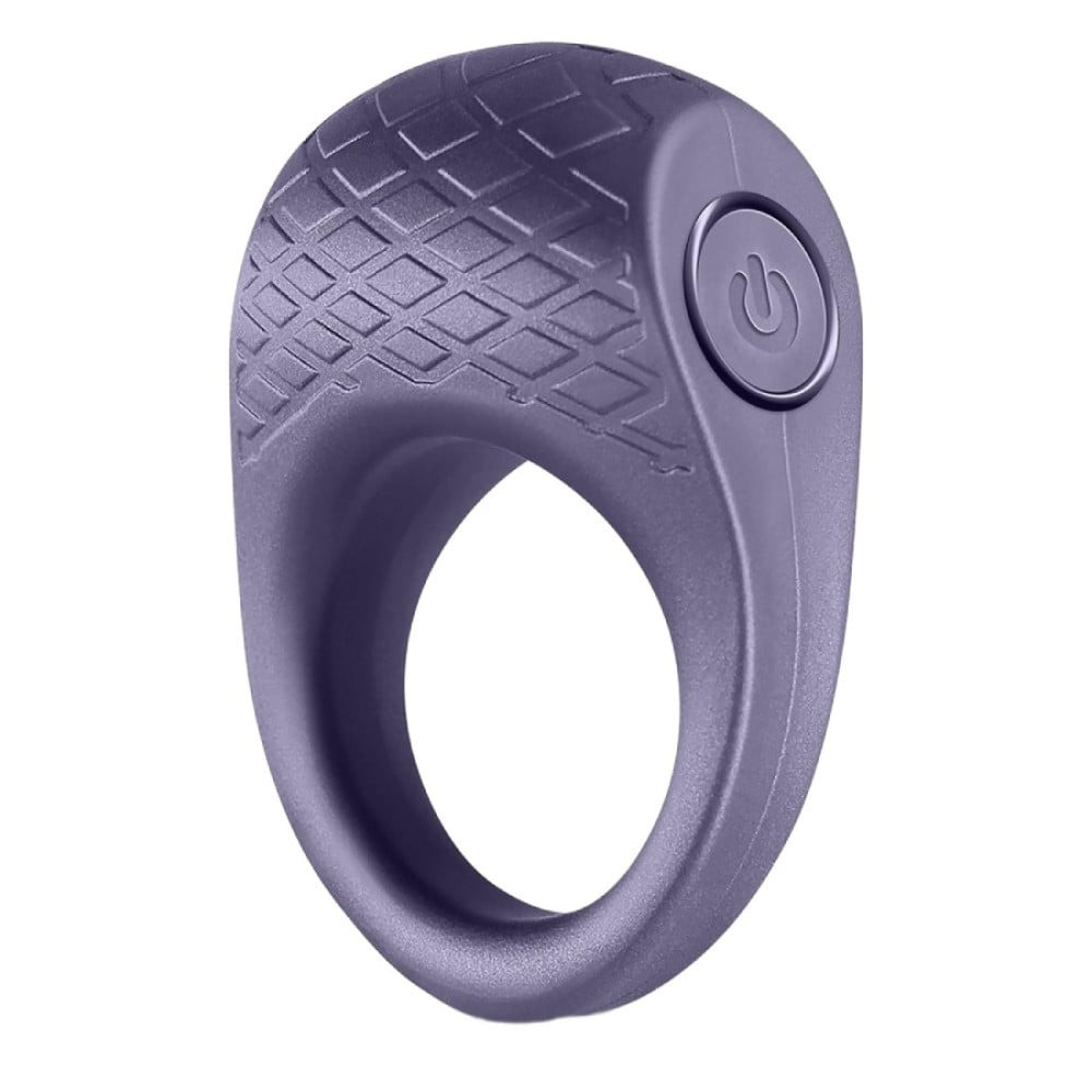 Ерекційне віброкільце NS Novelties Seduction Levi, сіре, фото 1