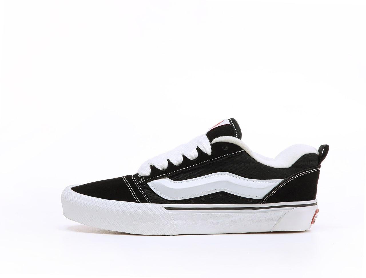 Жіночі кеди Ванс KNU Skool Black White VN0009QC6BT1, фото 1