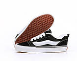 Кеди жіночі Ванс KNU Skool Black White VN0009QC6BT1, фото 6