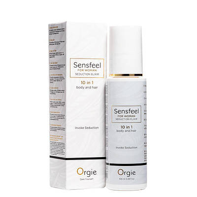 Лосьйон із феромонами для тіла та волосся Orgie — Sensfeel Seduction Elixir 10 in 1 for Woman (100 мл)