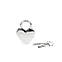 Замочок Liebe Seele Heart Shape Padlock Silver (2 шт), фото 3