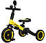 Дитячий триколісний велосипед-біговел Tri-cycle 6in1 Cruiser Versa Чорно-жовтий, фото 2