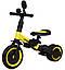 Дитячий триколісний велосипед-біговел Tri-cycle 6in1 Cruiser Versa Чорно-жовтий, фото 4