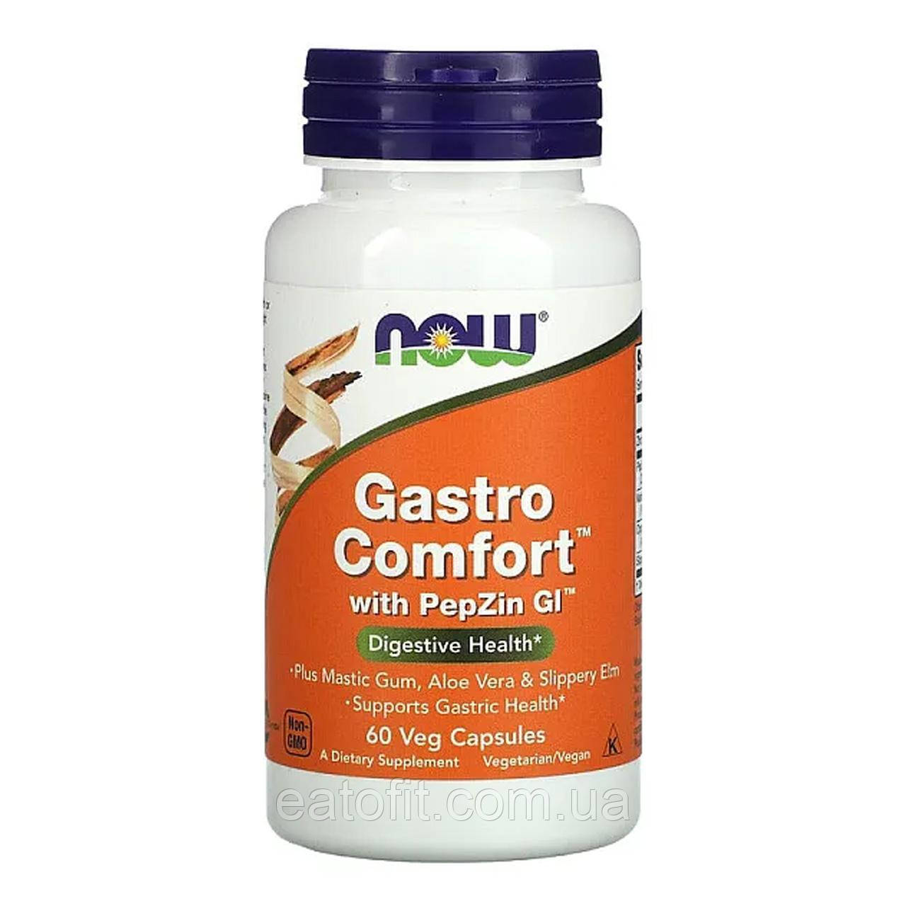 Комплекс для шлунка Гастрокомфорт (Gastro Comfort) 60 капсул NOW-03520