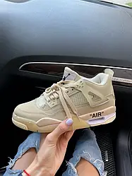 Off-White X Nike Air Jordan 4 Sp Sail 36
