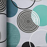 Сімейна постільна білизна Сатин Люкс Супутники (23671) Постільний комплект із двома підковдрами, фото 3