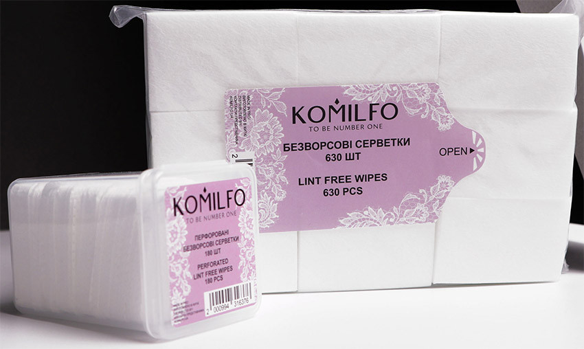 Безворсові серветки Комільфо Komilfo 630штEStyle