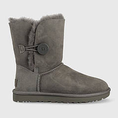 Ugg Short Bailey Button Grey