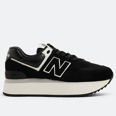 New Balance 574+  Platform Black WL574ZAB