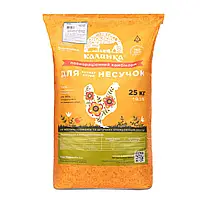 Комбикорм Калинка 7023_25 для домашних кур-несушек от 17 нед., 25 кг