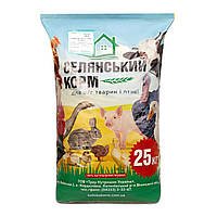 Комбикорм Селянський корм для сельскохозяйственной птицы с 1-го дня 100% готовый корм (6624_25), 25 кг