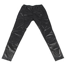 Чоловічі вінілові лосини Star Night з кишенею, чорні, S, фото 4