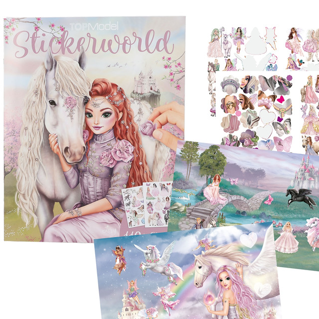 Альбом для стікерів Top model Stickerworld VIVA VIOLET стікербук для творчості (13443)