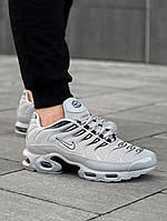 Кросівки Найк Аір Макс Плюс Сірі Чоловічі Весняні, Спортивні Кросівки Nike Air Max Pluse Осінні сітка