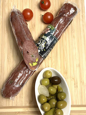 Ковбаса салями з фісташками Frimesa Salame al pistacchio +/- 250 г (Італія), фото 2