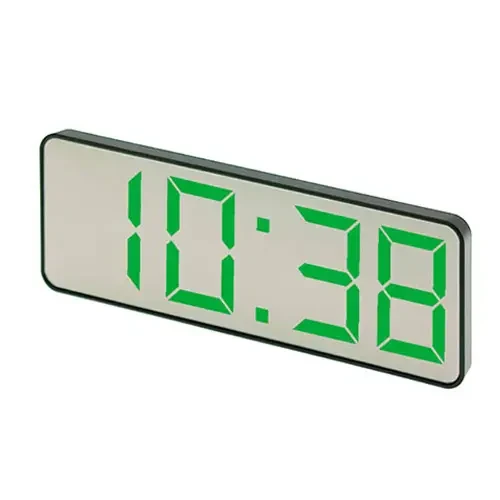 Годинник електронний настільний Clock VST-898-4 LED з яскраво-зеленим підсвічуванням